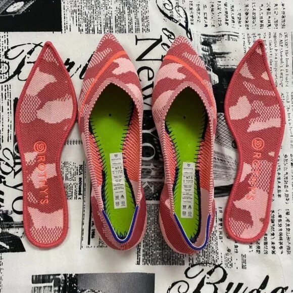 Rothy's Peach Camo The Point - Picture 3 of 4